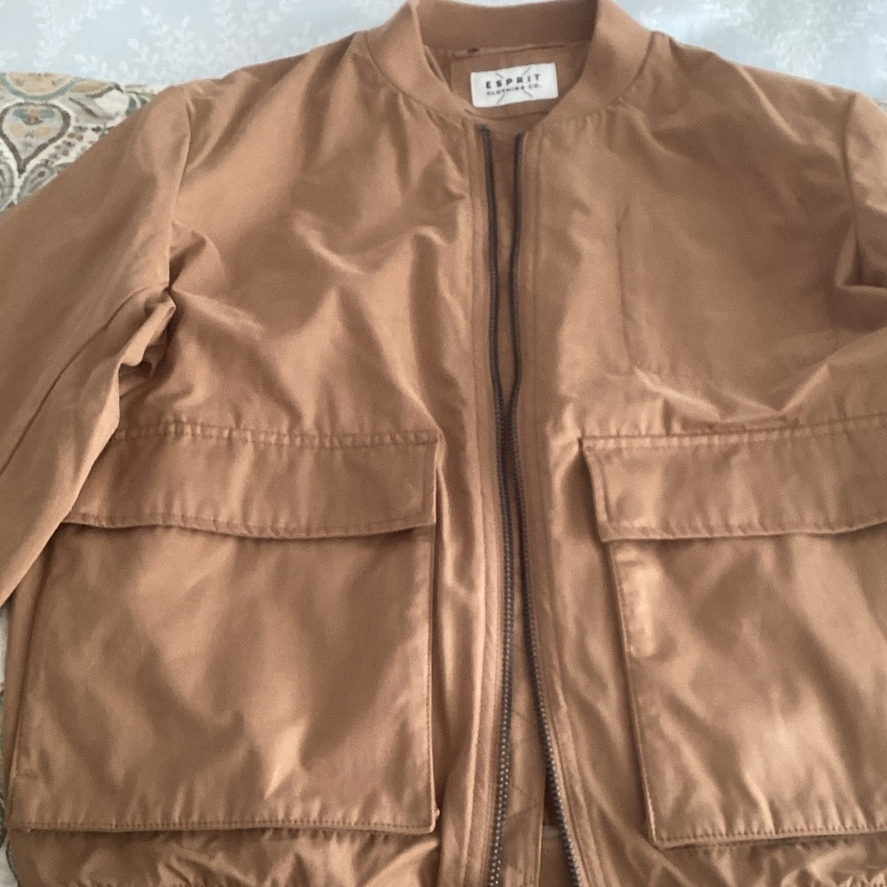Esprit Light Brown Bomber Jacket